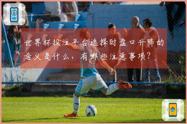 世界杯投注平台选择时盘口升降的含义是什么，有哪些注意事项？