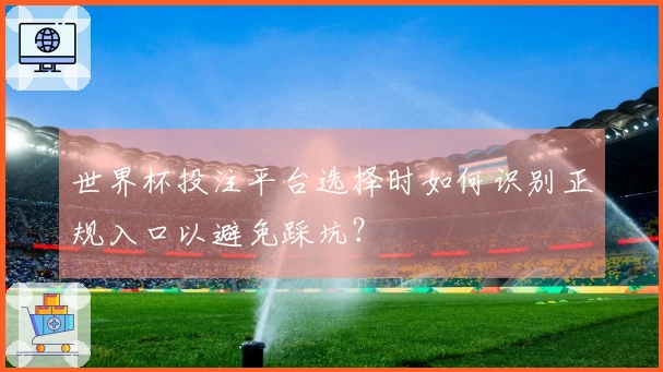 世界杯投注平台选择时如何识别正规入口以避免踩坑？