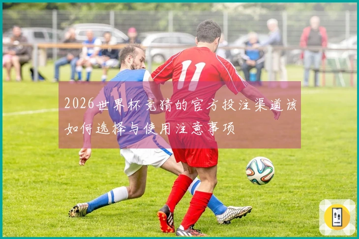 2026世界杯竞猜的官方投注渠道该如何选择与使用注意事项