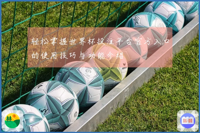 轻松掌握世界杯投注平台官方入口的使用技巧与功能介绍